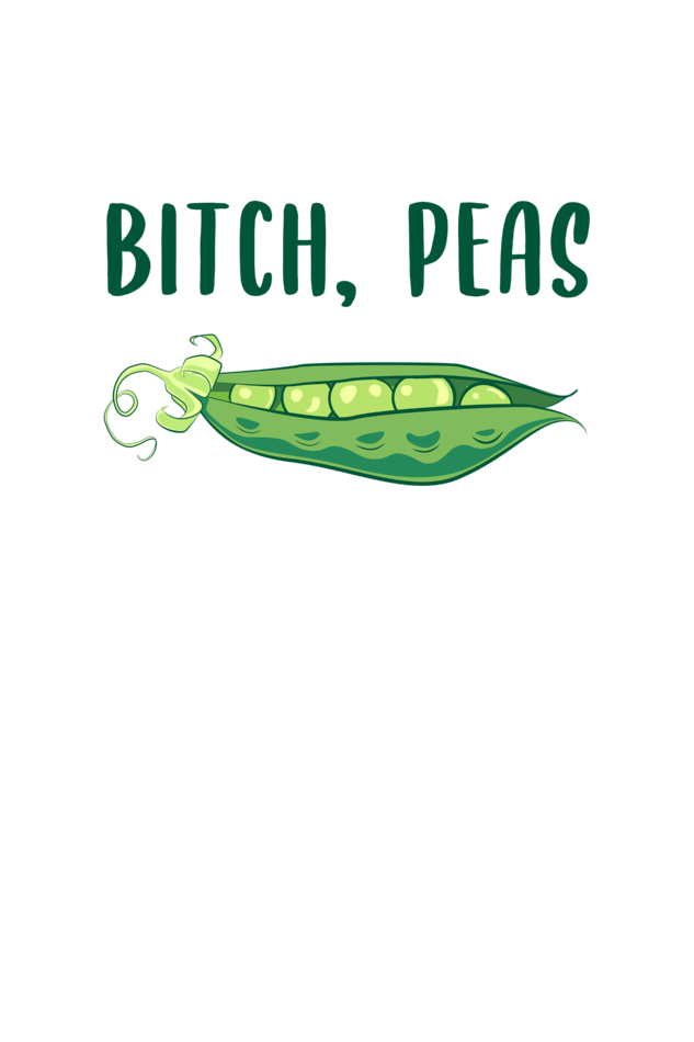 Bitch Peas Unisex Terry Oversized T-Shirt