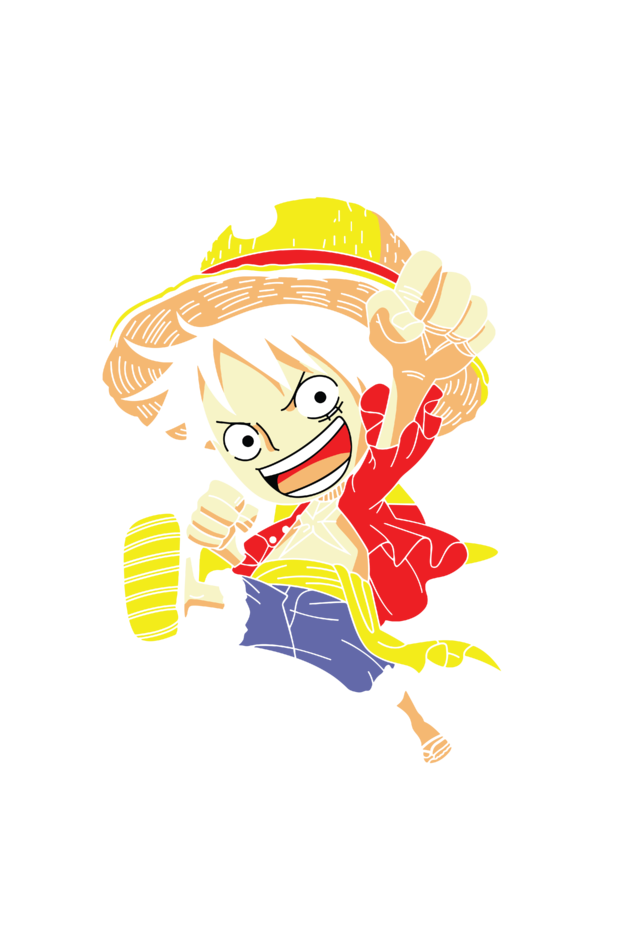 Luffy Unisex Terry Oversized T-Shirt