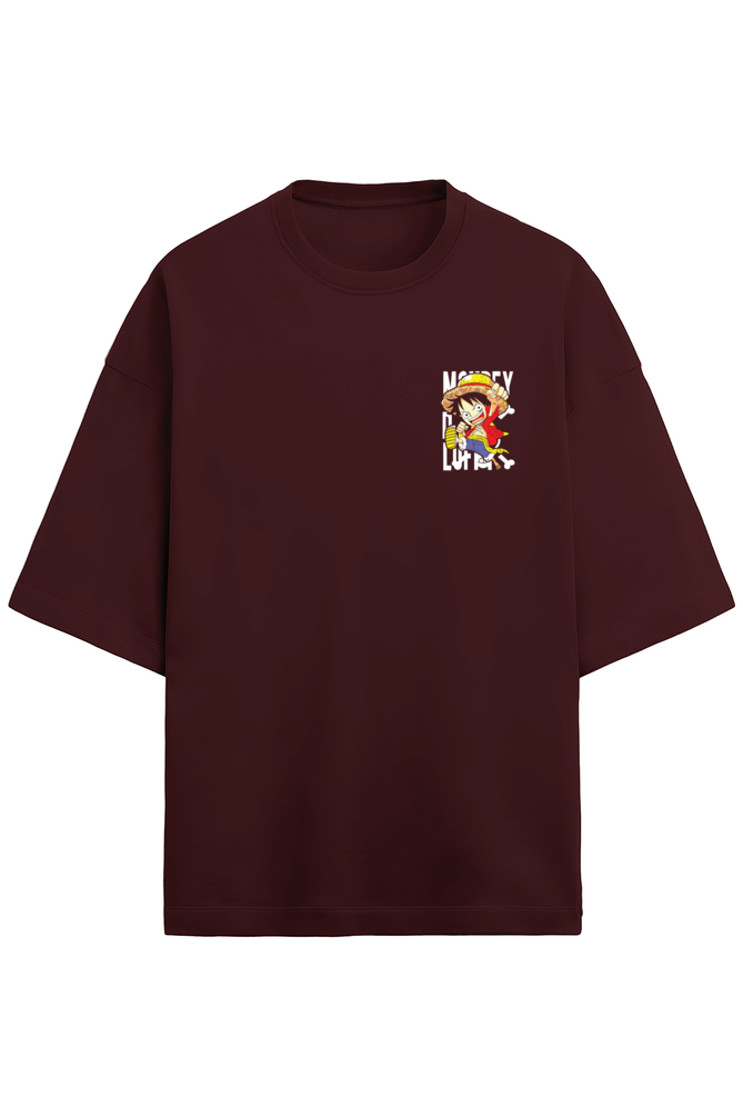 Luffy Unisex Terry Oversized T-Shirt
