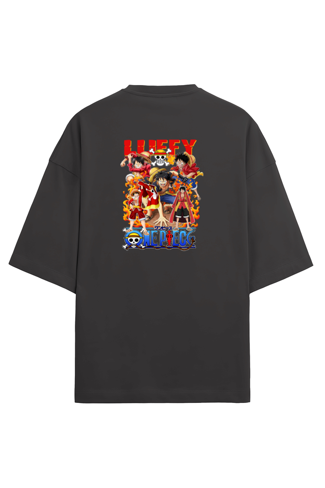 Monkey D Luffy Unisex Terry Oversized T-Shirt