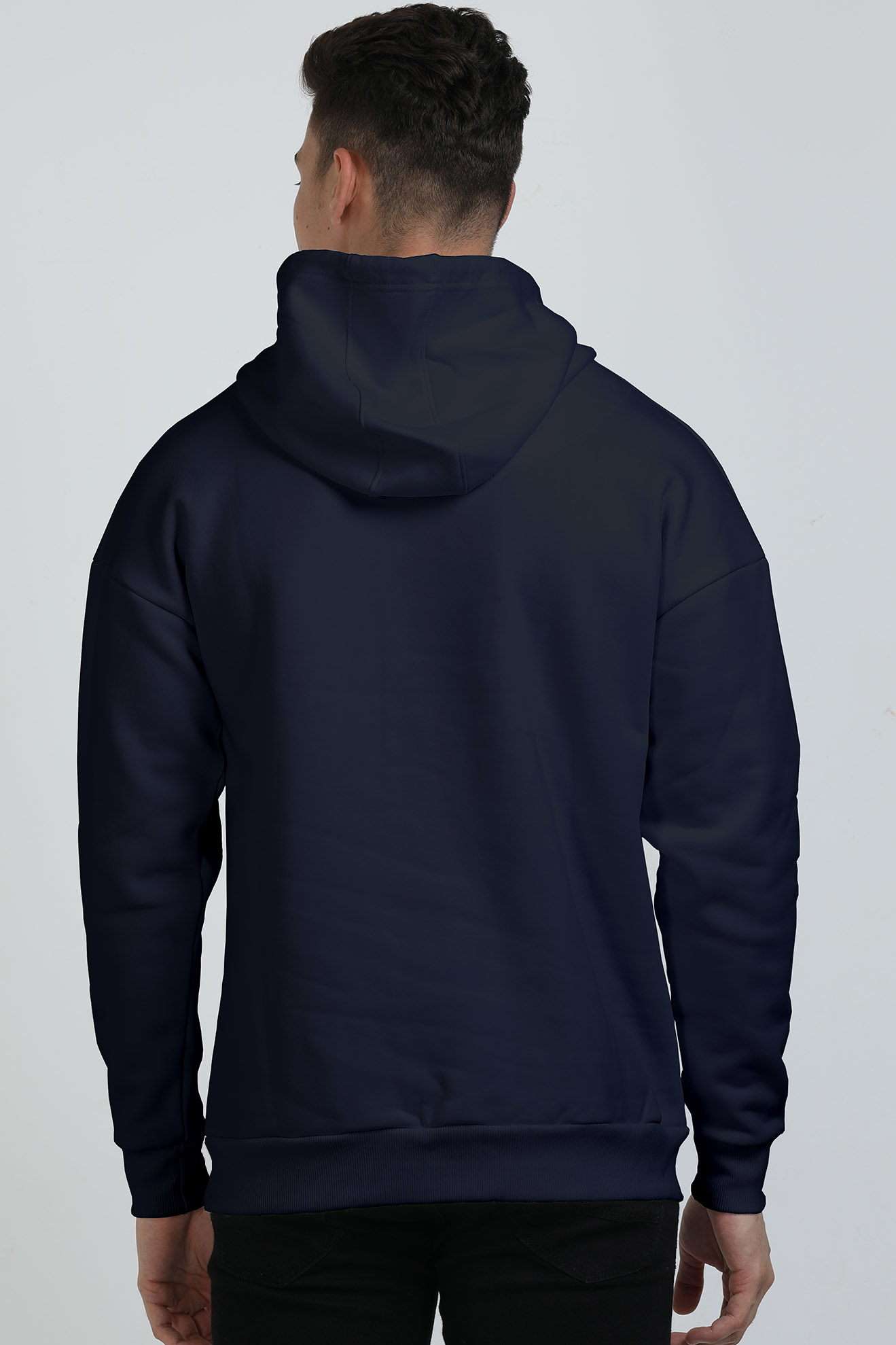 Wiked Dark Hooded Oversized Sweatshirt