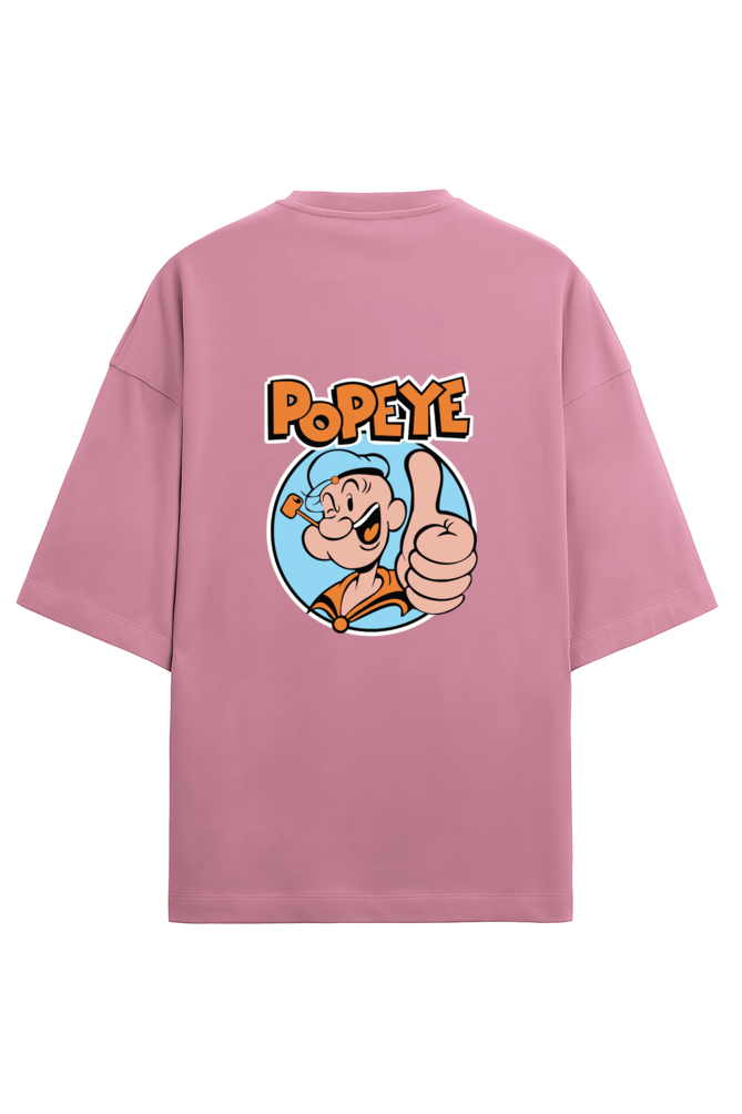 Popeye Unisex Terry Oversized T-Shirt