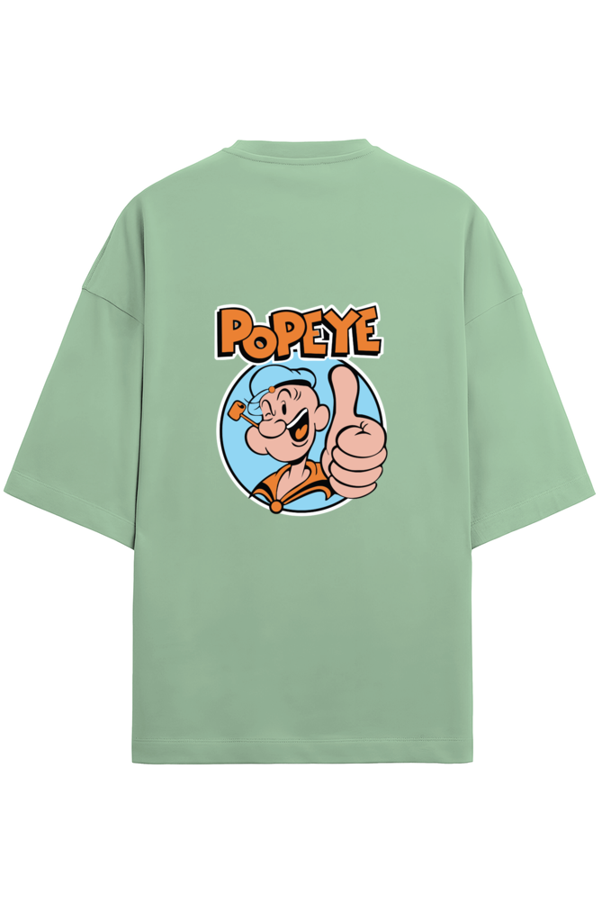Popeye Unisex Terry Oversized T-Shirt