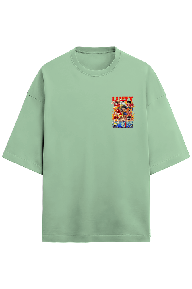 Monkey D Luffy Unisex Terry Oversized T-Shirt