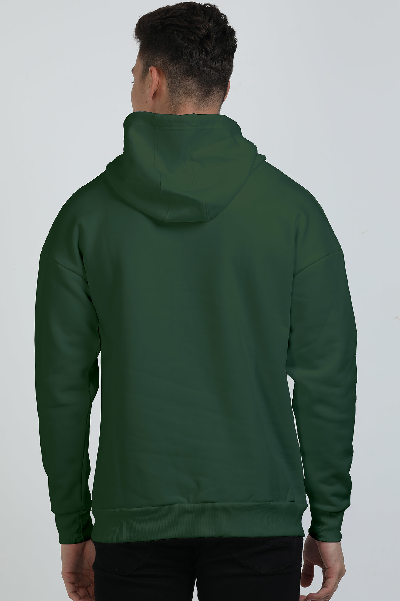 Wiked Dark Hooded Oversized Sweatshirt