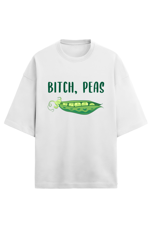 Bitch Peas Unisex Terry Oversized T-Shirt
