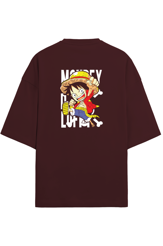 Luffy Unisex Terry Oversized T-Shirt
