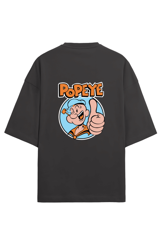 Popeye Unisex Terry Oversized T-Shirt